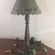 Lamp in wood and metal