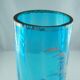Pair of blue glass vases in the taste of Mary GREGORY