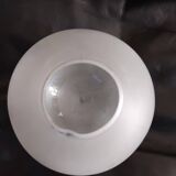 Vintage chrome and glass wall light