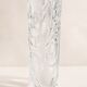 Vase Art Déco en cristal gravé vintage