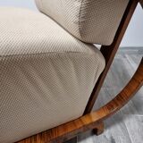 Pair of restored art deco armchairs