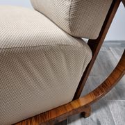 Paire de fauteuils art déco restaurés
