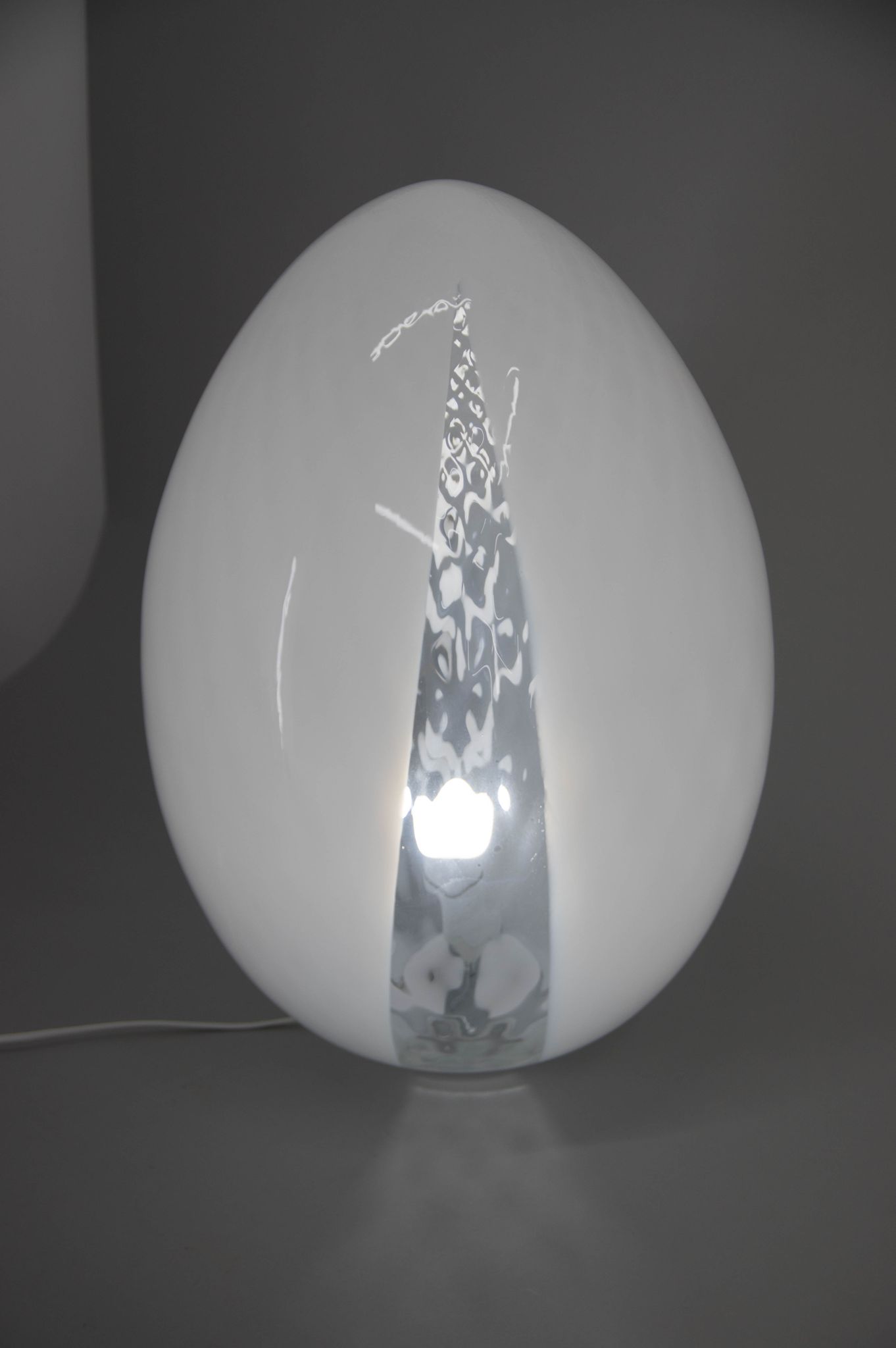 Lampe géante aux œufs en verre de Murano Italie années 2000