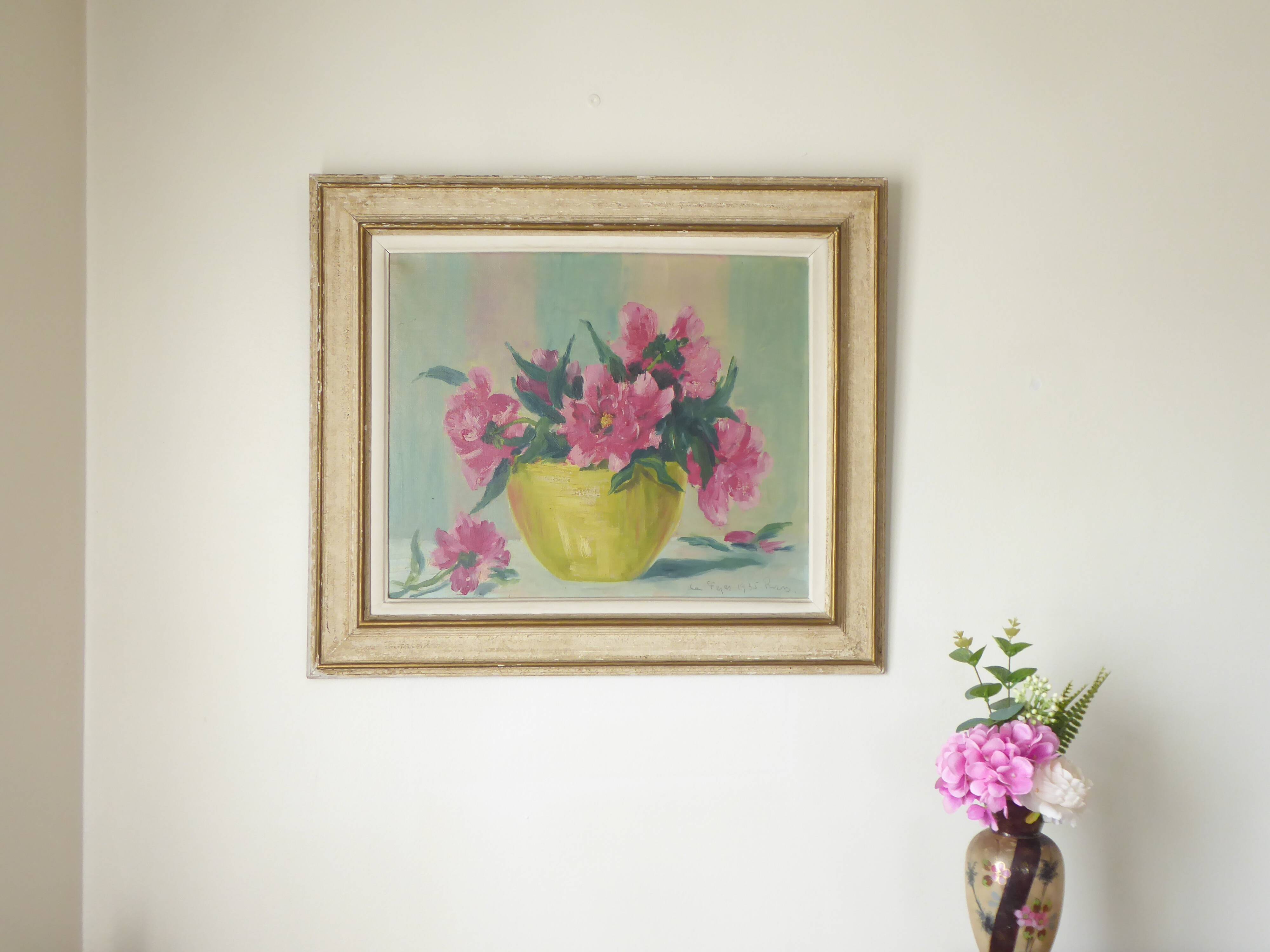 Bouquet de fleurs Huile sur toile