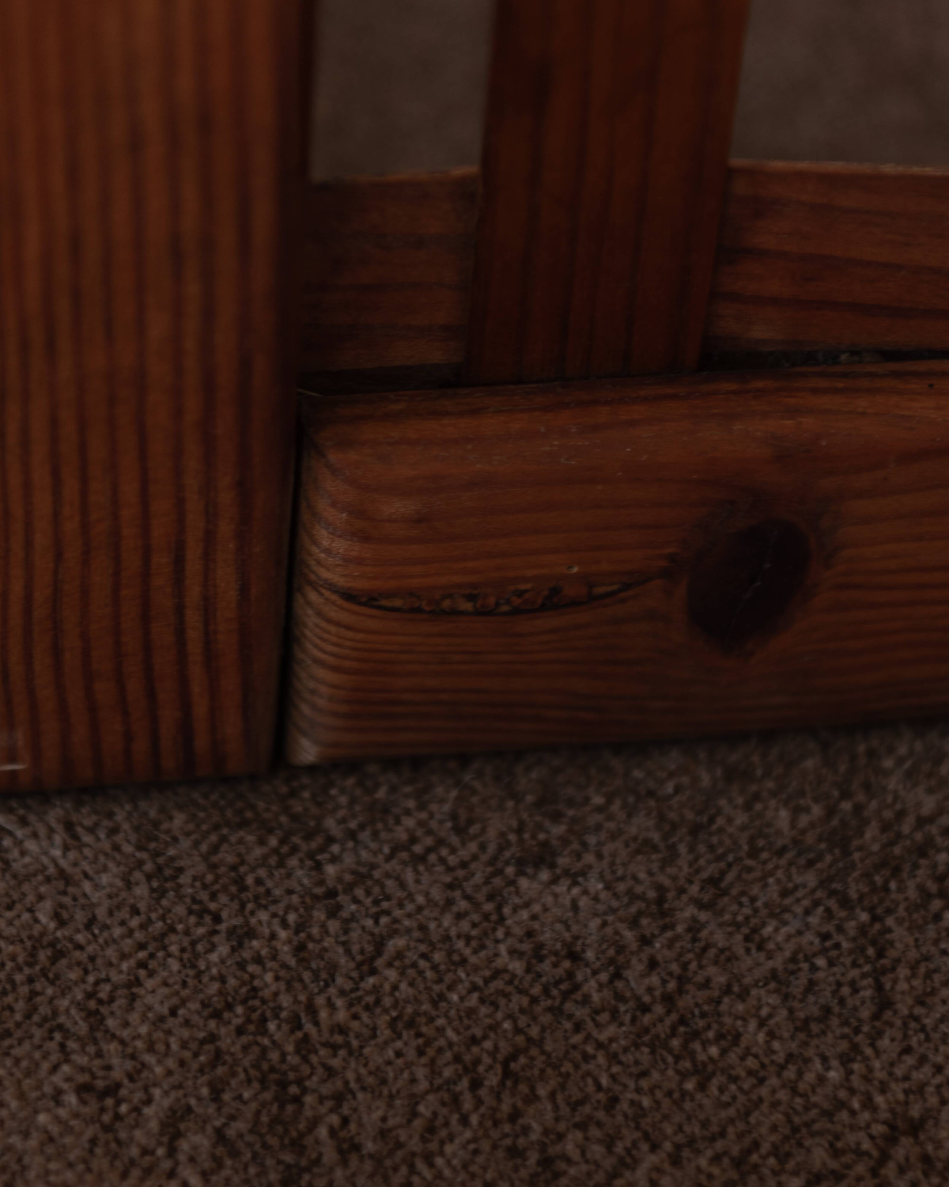 Paravent vintage en bois à 3 panneaux ajourés · Paravent pliant en pin (135 cm)