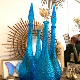 Turquoise blue Empoli decanter