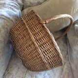 Old rattan basket - vintage