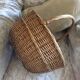 Old rattan basket - vintage