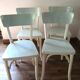 Lot de 4 chaises bistrot Baumann en bois et formica