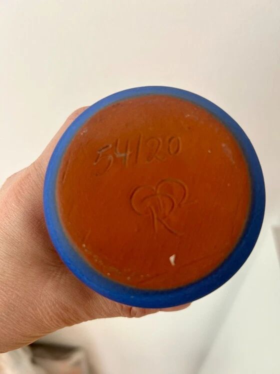 Vintage vase lamp - Boho style - cordless for balcony