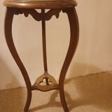 Pedestal table all wood