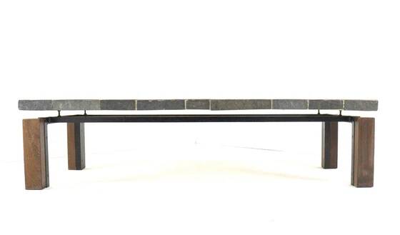 Vintage coffee table 'Fish' brutalist