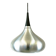 Silver suspension light Orient by Jo Hammerborg for Fog and Morup, Denmark
