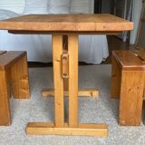 Charlotte Perriand table and stools