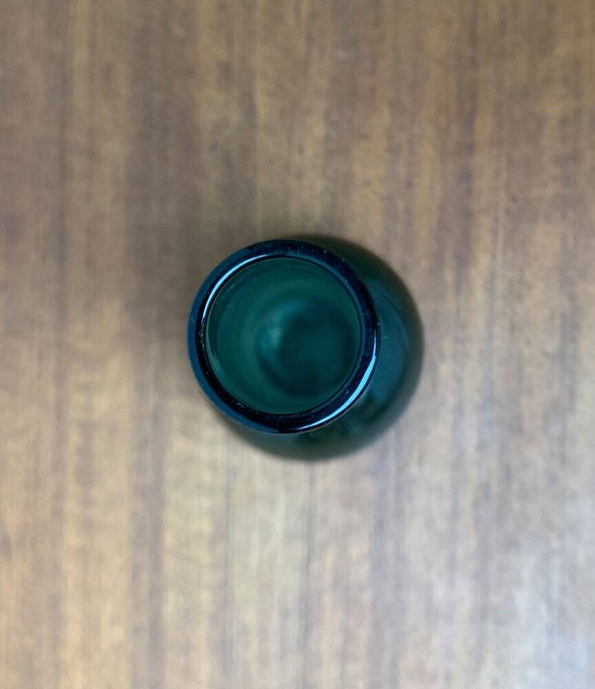 Mid-century German minimalist glass vase by Gral, 1960s.
