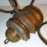 Old bistro wall coat rack
