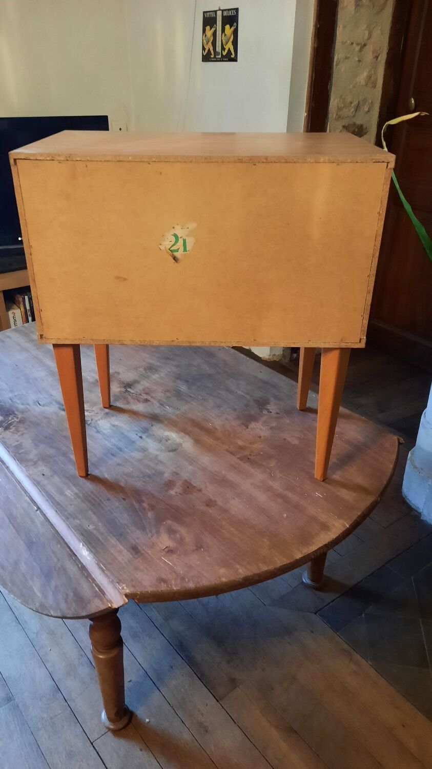Vintage bedside table