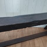 Solid oak farmhouse bench