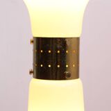 Brillo Floor Lamp in White Murano Glass Attributed to Carlo Nason
