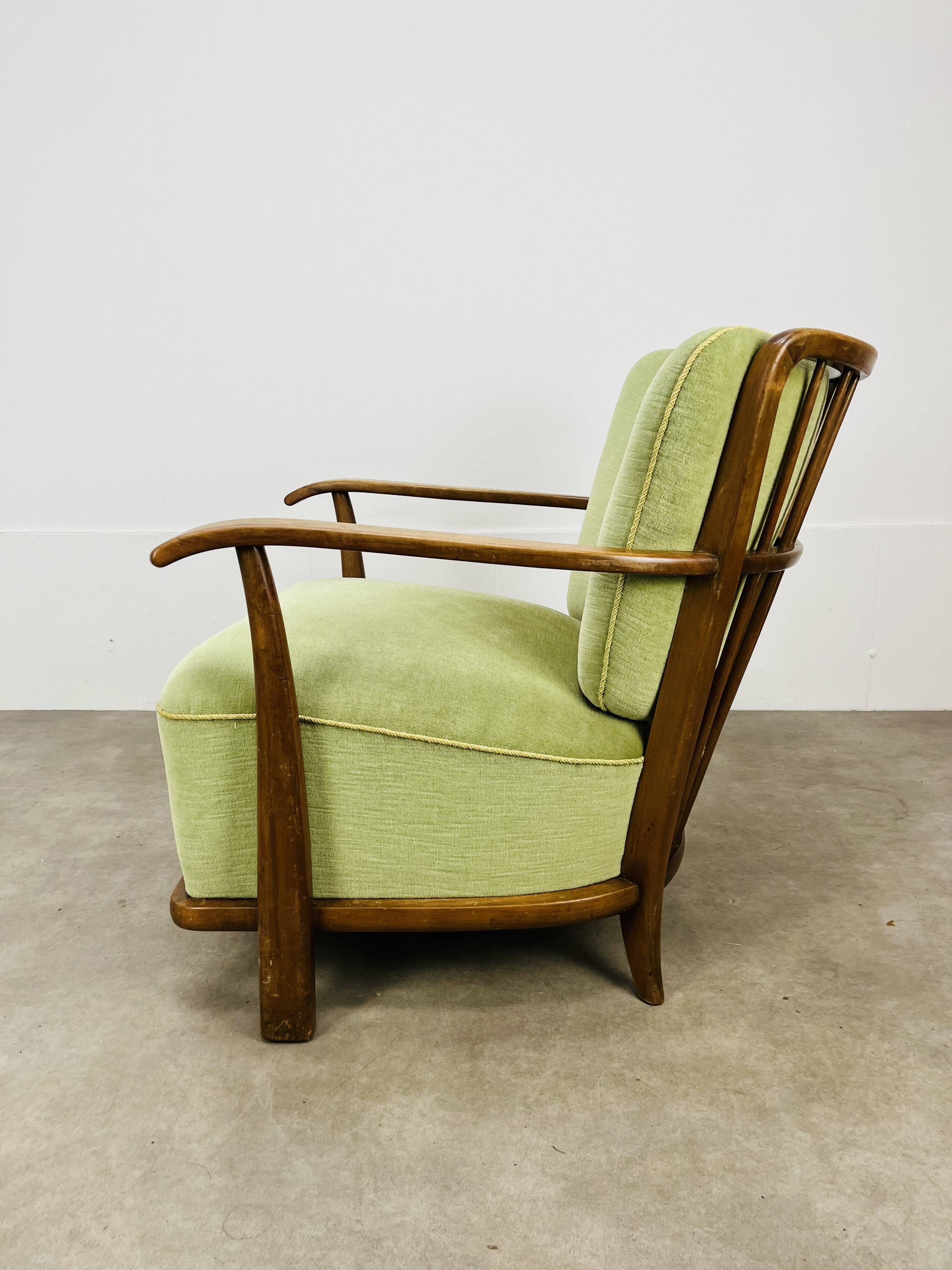 Fritz Hansen armchair 1594 1940s Scandinavian