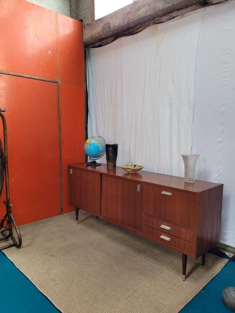 Sideboard 70s plated teak.