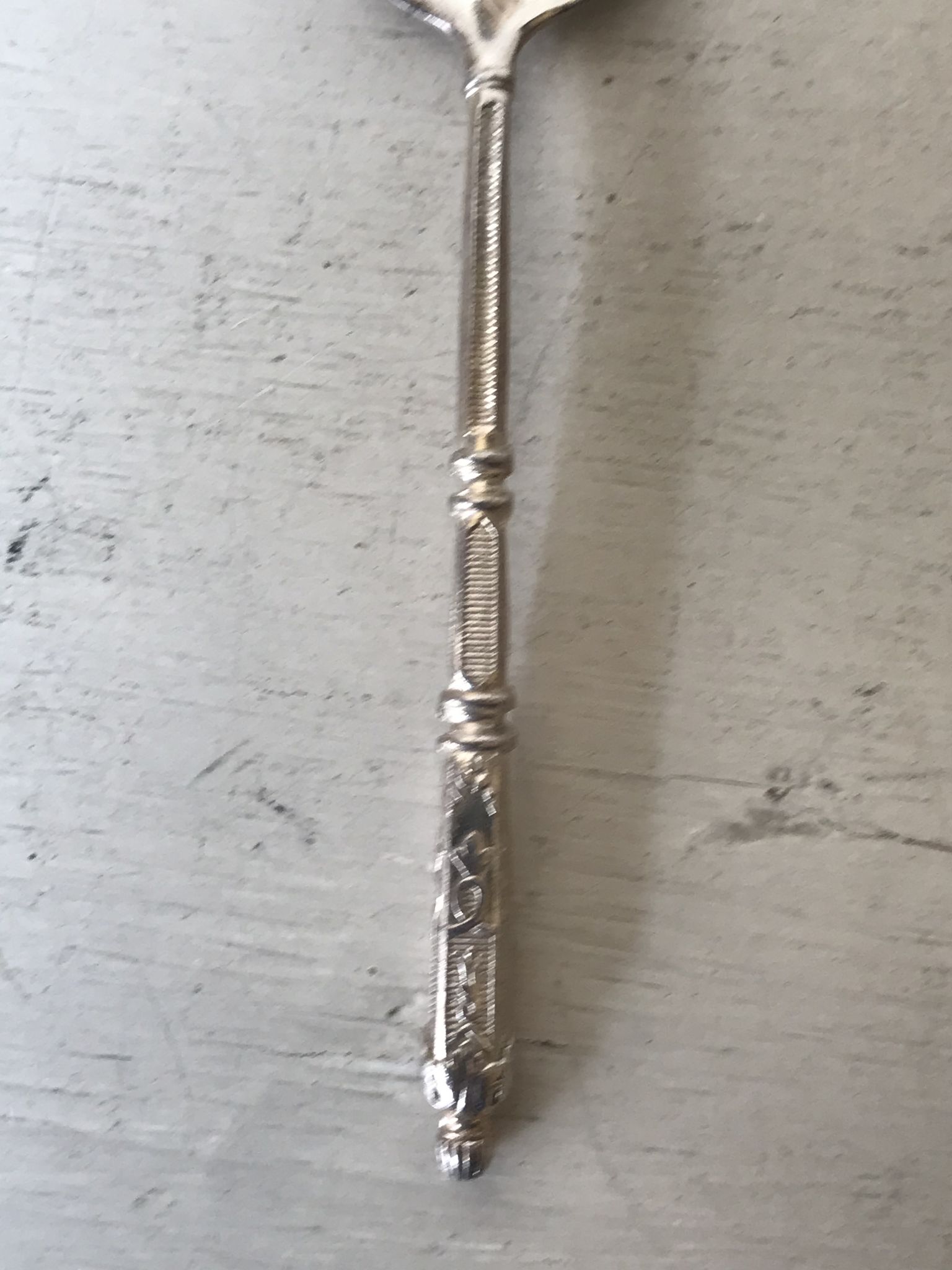 Series of 6 small spoons to mocha metal silver brand sfam russian décor