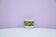 vintage white and neon yellow flower pot