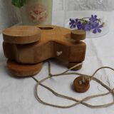 Old wooden rabbit to shoot