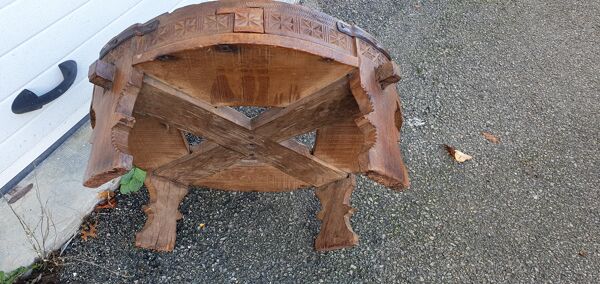 Table roue de charette début XXéme