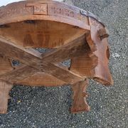Table roue de charette début XXéme
