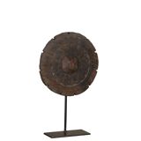 Mandal - Indian wooden wheel on stand no. 1