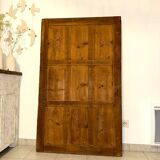 Antique gilded mirror from the Restoration period, 19th century.