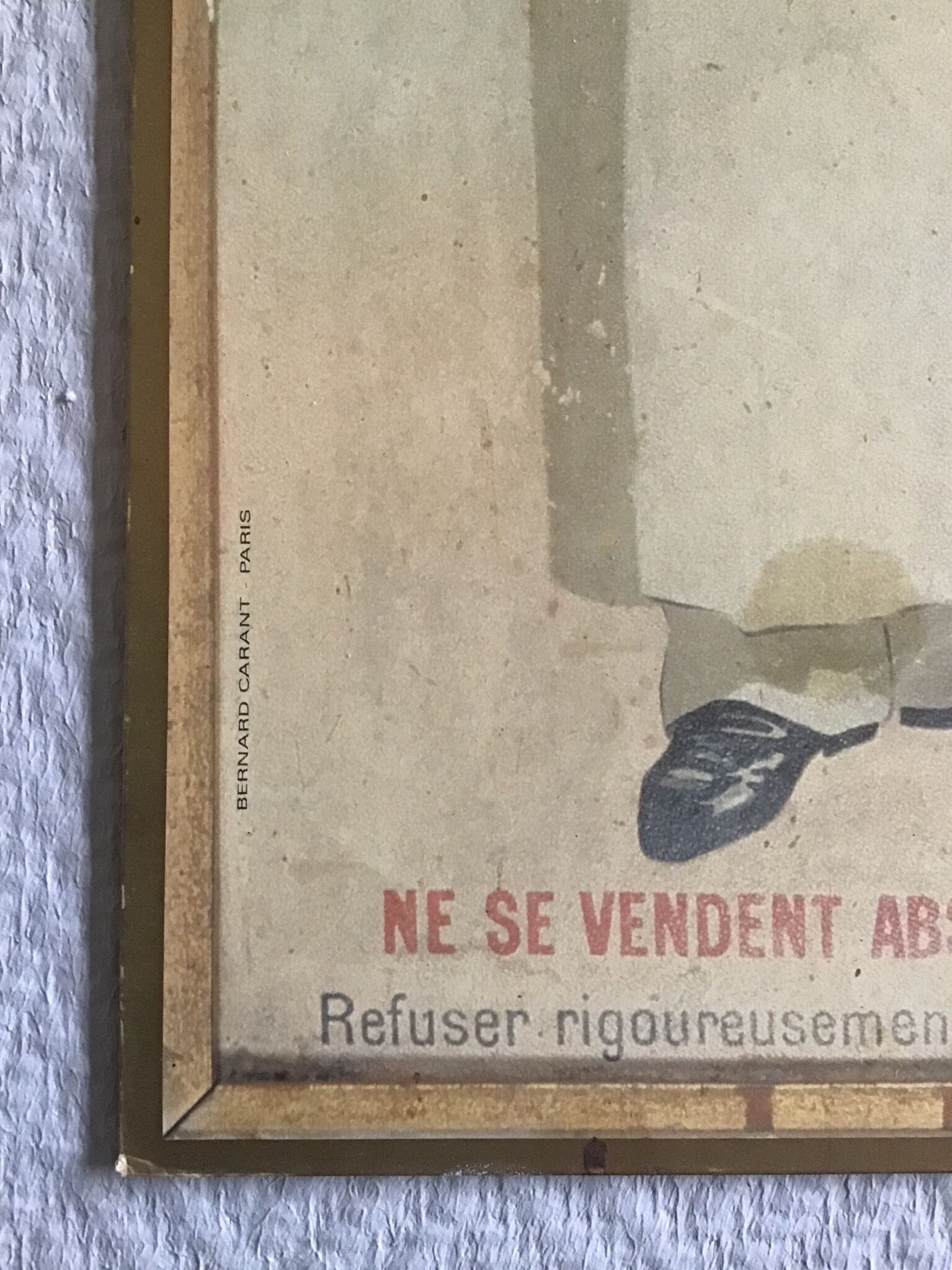 Rivoire and carret advertising poster, 80s