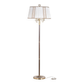 Lampadaire danois à 3 bras en laiton, années 1960