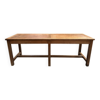 Table console XIXème en chêne massif