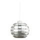 Vintage Italian Aluminum Beehive Pendant Lamp, 80s