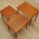 Nest of teak tables, Danish design, 1970s, made in Denmark