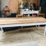 Large white fir country table 1930s