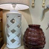 Art Deco vase in purple glass 'Verextrafort'