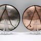 Pair of Lacquered Copper Vide-Poche / Decorative Plates