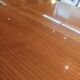 Mid-century vintage coffee table with tapered legs.
