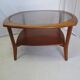 Table basse en teck vintage
