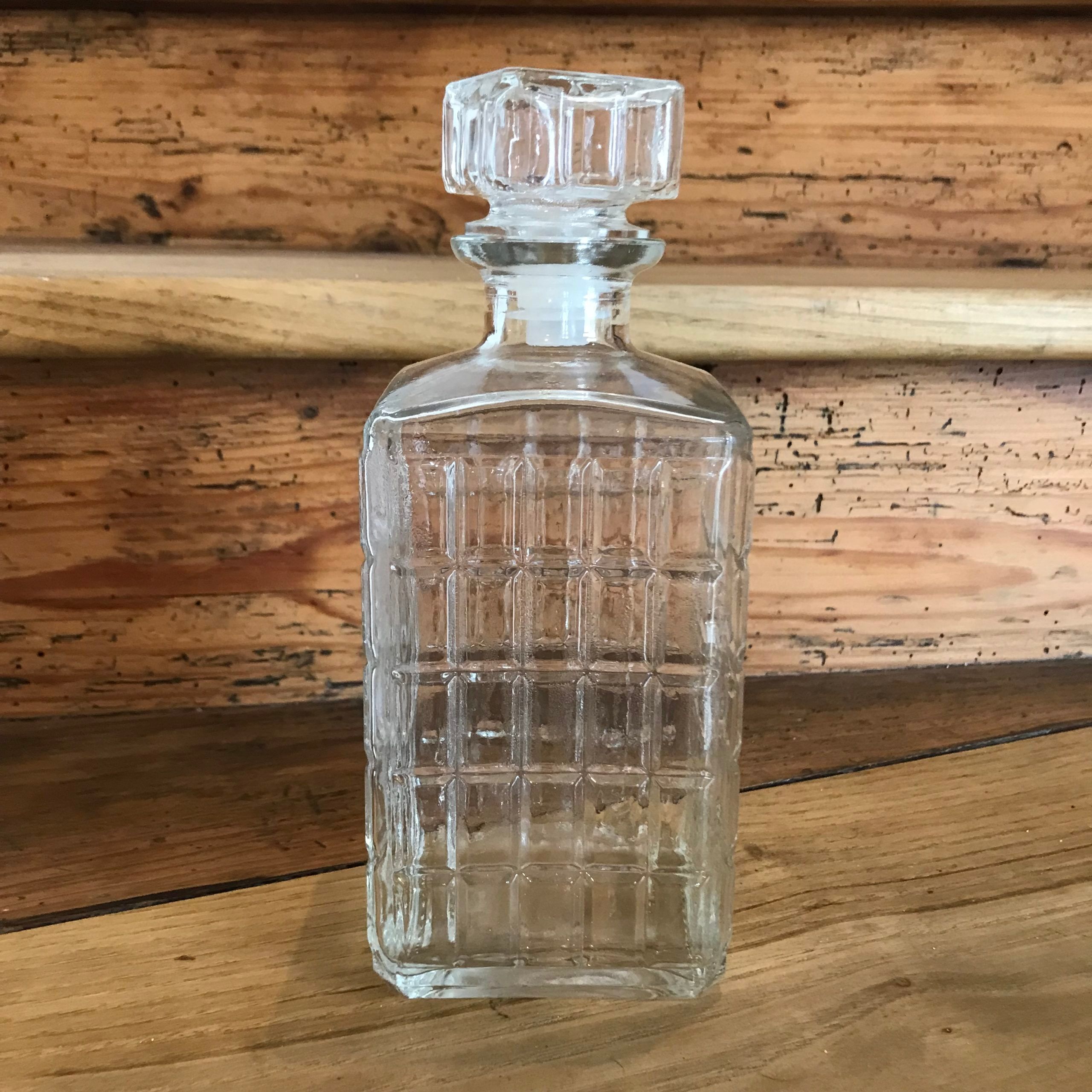 Rectangle whisky bottle