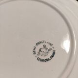 6 Dessert plates, Céranord