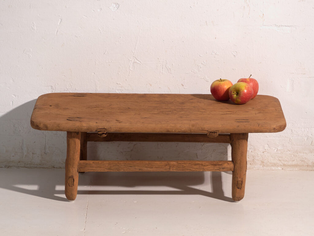 Antique pine coffee table – China, circa 1890