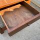 Solid oak dining farmhouse table with 1 drawer 1950 165x78x73cm