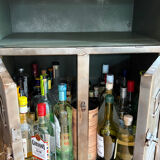 Storage furniture in steel and wood