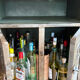 Storage furniture in steel and wood