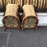 Paire de fauteuil chippendale