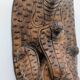 Sculptural Mask Wood - Face & Royal Cobra (Naga) - Tribal Art Indonesia